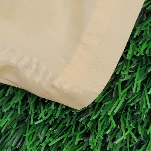 Vintage 90s MOD Button Shirt Medium 22x27 Yellow USA - Picture 6 of 11